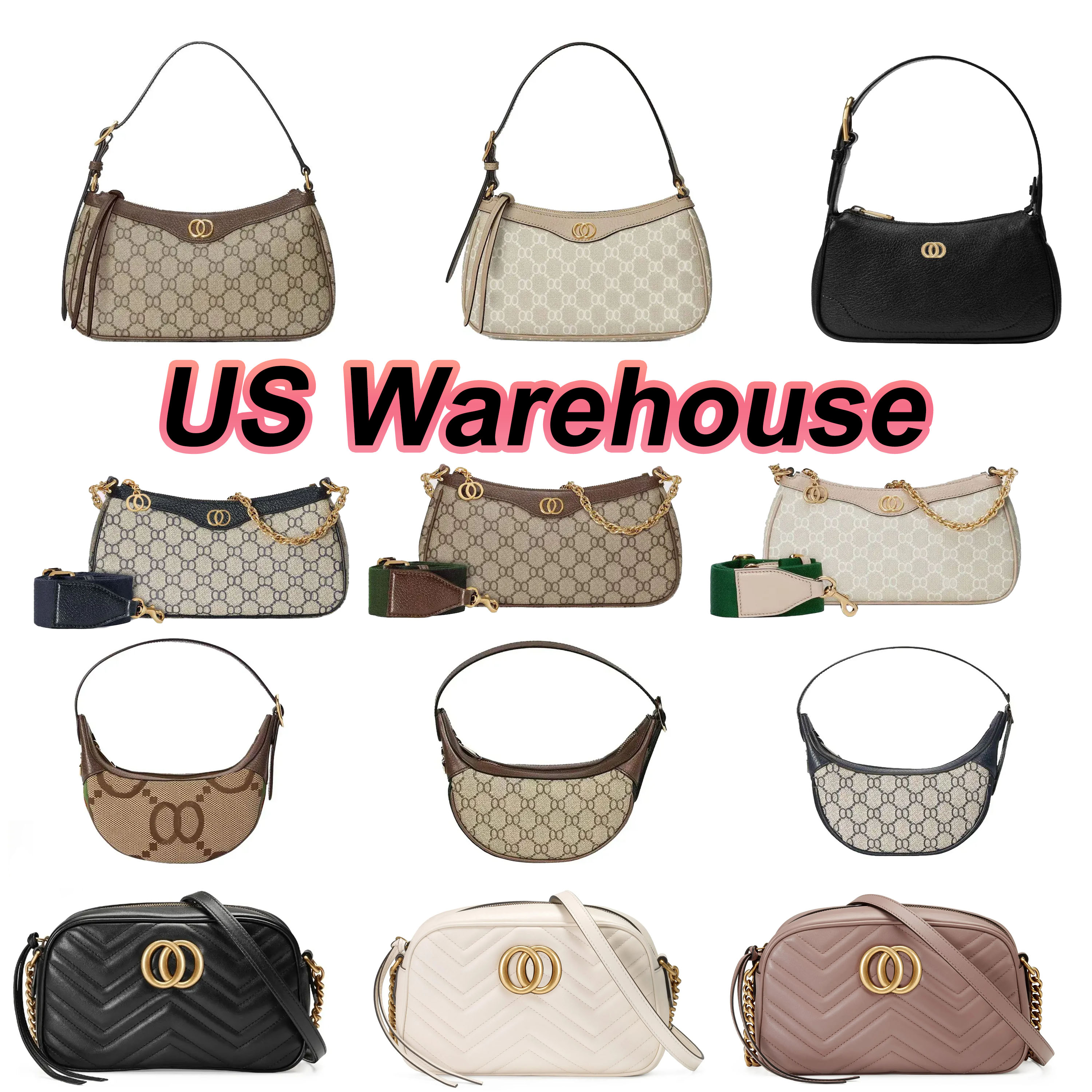 Designer Bags Classic Canvas Zipper Hobo Bag with Thin Leather Strap Vintage Crossbody Bag High-Quality Handbags Shoulder Bags Women's Classic Handbags Wallets