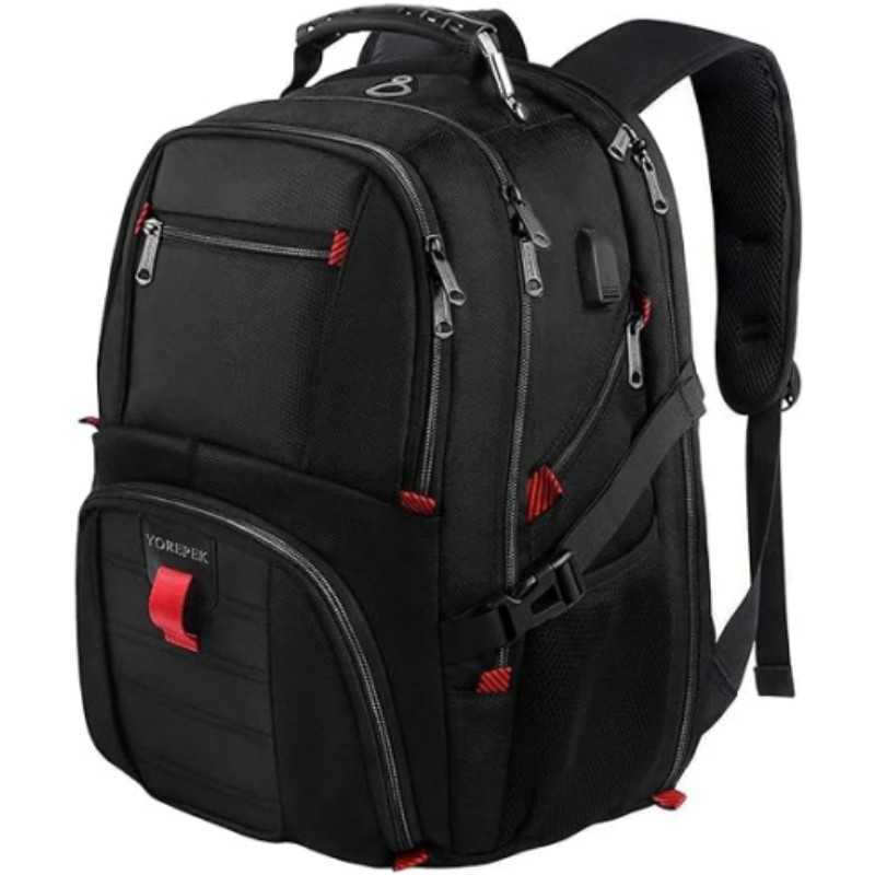 Computer backpack with large capacity and multiple functions - USB dual-shoulder bag - Multi-functional travel bag R260612