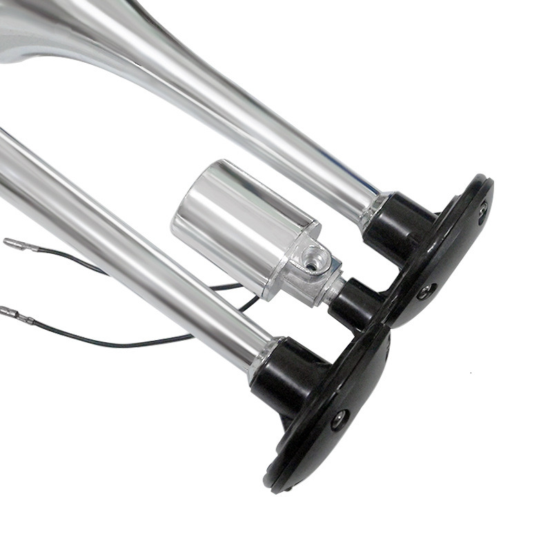 Double tube zinc alloy air horn, air pump motor, car horn compressor, air horn 150DB truck ho
