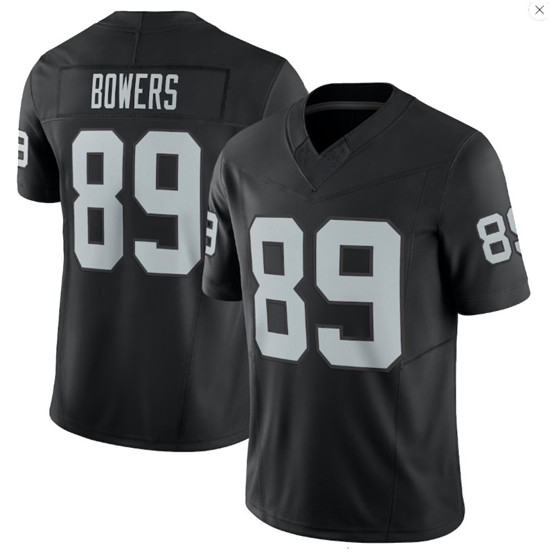 LasVegas Raider jersey 2 Jeanty 4 Carr 15 Fernando Mendoza 7 Smith 34 Jackson 75 Long 39 Hobbs Jerseys 98 Crosby 89 Bowers 94 Wilkins 24 Woodson 81 Br
