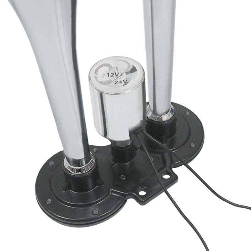 Double tube zinc alloy air horn, air pump motor, car horn compressor, air horn 150DB truck ho