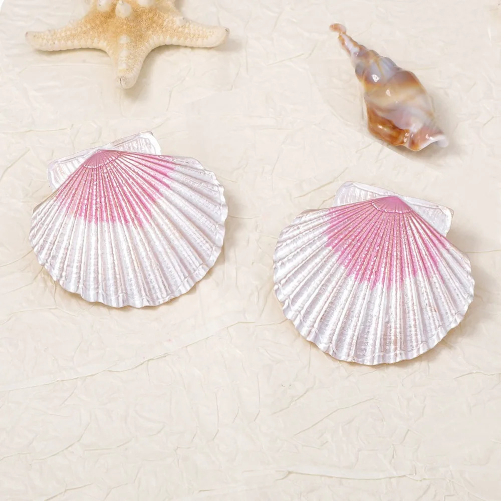 Bohemian Gradient Blue Seashell Drop Earrings for Women Summer Beach Vacation Jewelry 260612 - view 4