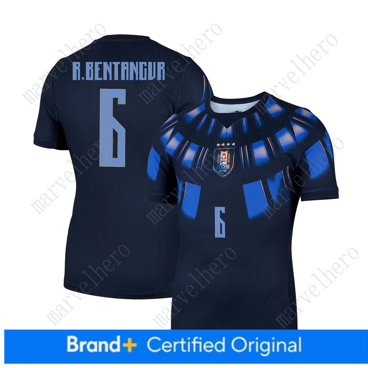 Uruguay Away Jersey Jose Maria Gimenez NO. 2 World Cup 2026 T Shirt Uruguayan National Team Sports T-shirt Jerseys Football Stars Men Women Short Slee