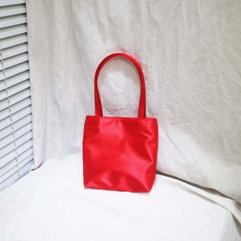 Vintage Women Bag Satin Tote Shopping Bag Crossbody Female Handbag Girl Bolsas Lady 250411