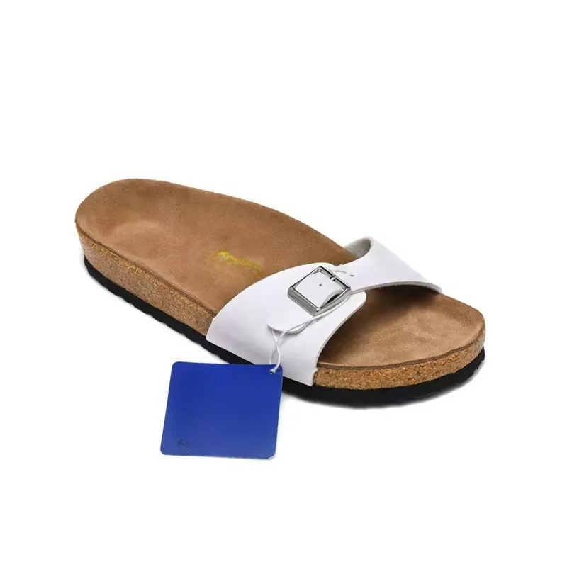2026 genuine leather one-piece slippers beach sandals