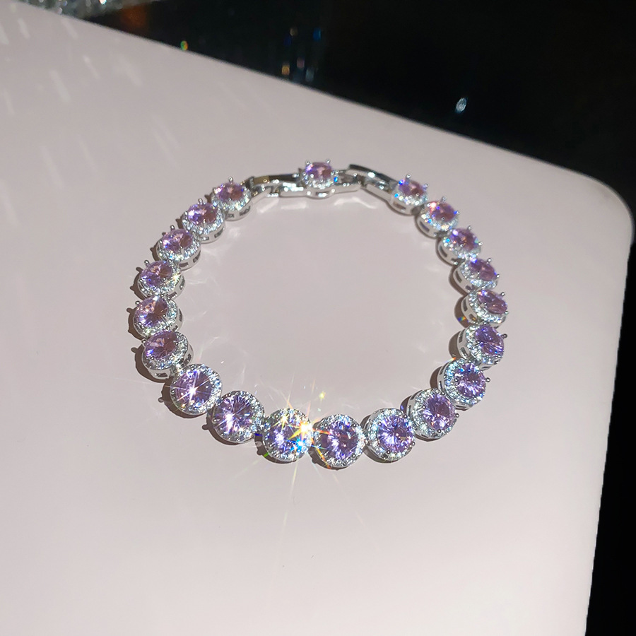 18k real gold plated zircon bracelet, light luxury, high-end exquisite wristband, fashionable niche luxury jewelry for women - view 9