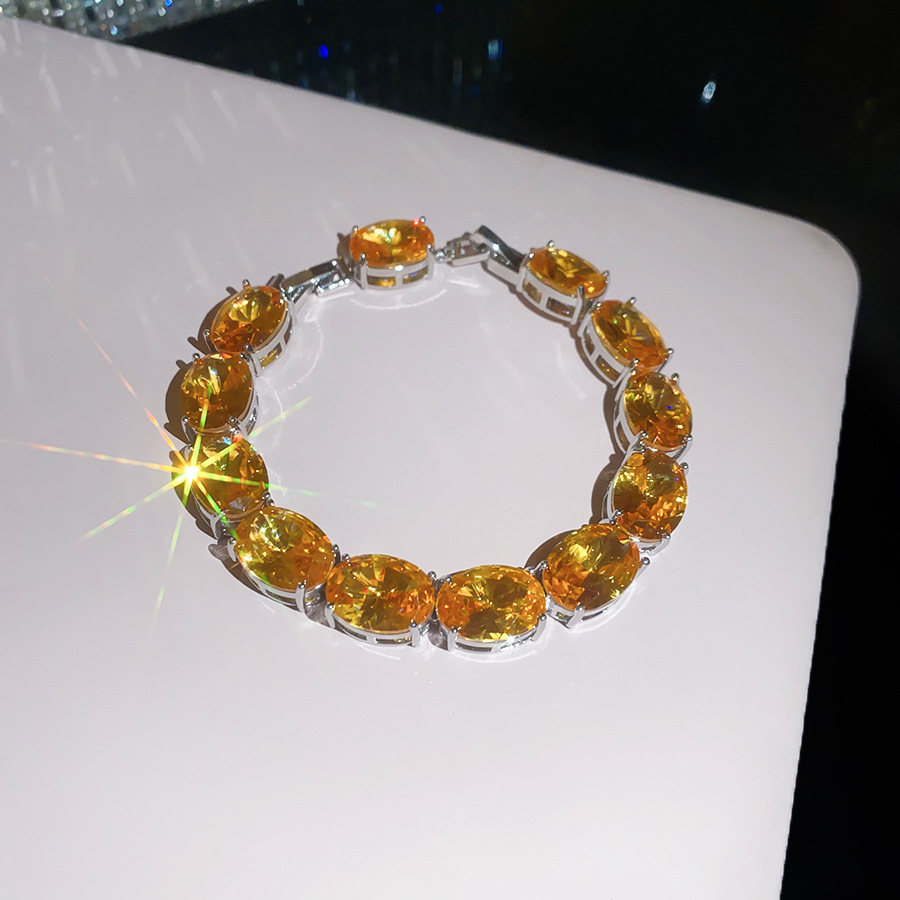 18k real gold plated zircon bracelet, light luxury, high-end exquisite wristband, fashionable niche luxury jewelry for women - view 7