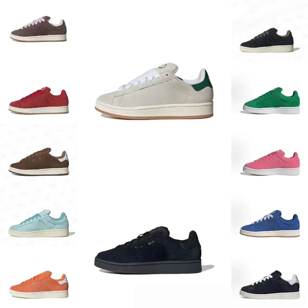 Men's and women's retro suede classic campus sports shoes low top rubber soled casual walking training shoes street fashion shoes