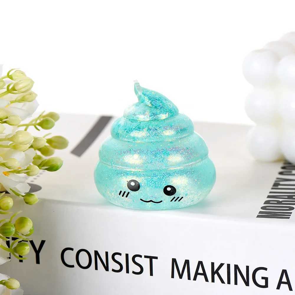 Stress Fun Poop Squishy maltose Ball blind box Glitter Funny Stretch Squeeze stress relief Toys Adults Fools Day Prank Gift M260613 - view 7
