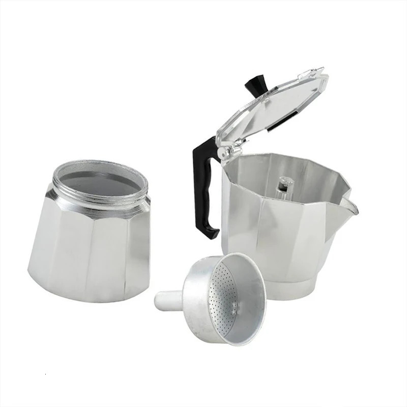 Aluminum Espresso Maker Latte Coffee Maker Italian Moka Espresso Cafeteira Percolator Pot 1cup/3cup/6cup Stovetop Coffee Maker 260612 - view 4