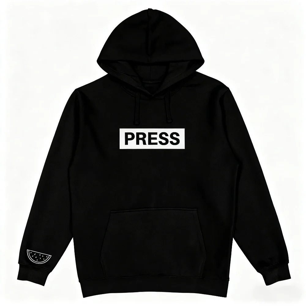 Press Hoodies Palestine Hoodie Cuff Print Cute and Simple Line n of A Watermelon Shape Clothing Men Women Unisex Sweatshirt 260612 - view 3