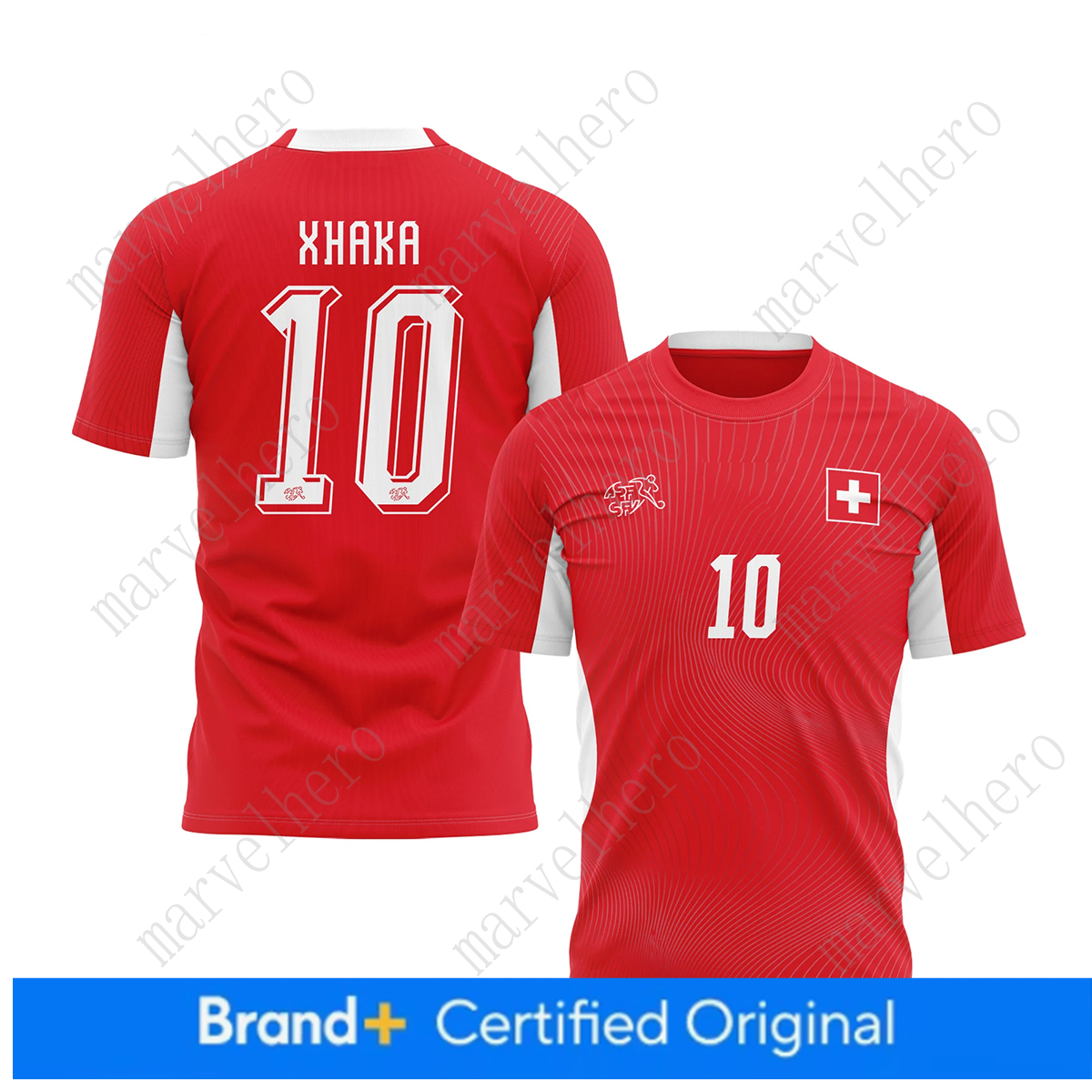 Switzerland Jersey World Cup 2026 Manuel Akanji NO. 5 T Shirt Swiss National TeamSports T-shirt Jerseys Football Stars Men Women Short Sleeves Tshirt 