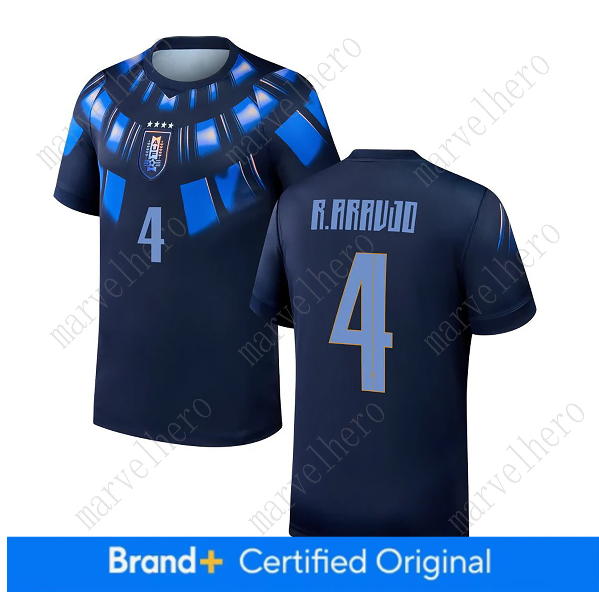 Uruguay Away Jersey Jose Maria Gimenez NO. 2 World Cup 2026 T Shirt Uruguayan National Team Sports T-shirt Jerseys Football Stars Men Women Short Slee