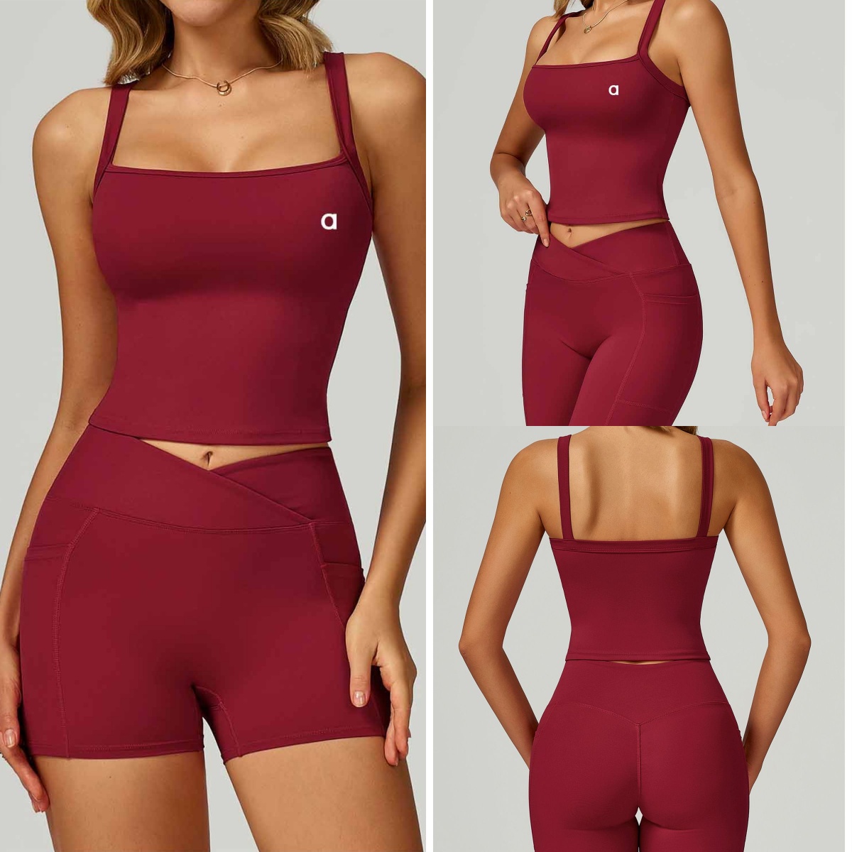Alomorphic Gilet Da Yoga Con Doppia Tracolla Per Bellezza Nuda E Gilet Sportivo…