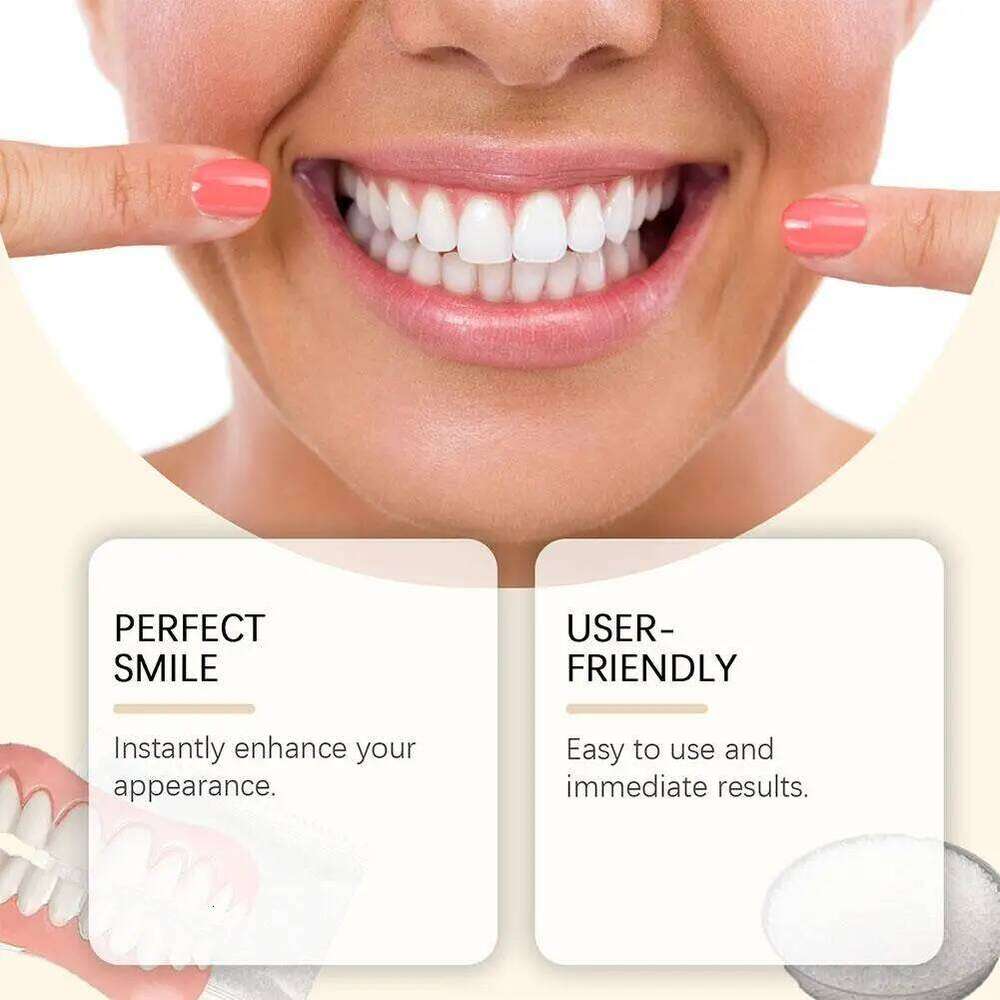 Reusable Denture Set for Aesthetic Smile Enhancement Soft Comfortable Food Grade Silicone Teeth Cover Easy Clean Long Term Use - view 5
