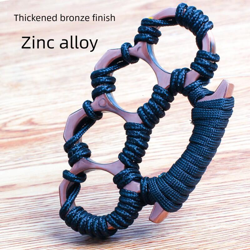 2026 New Metal Brass Knuckle Duster Four Finger Outdoor Fighting Fist Ring Hands Clasp Hand Self-defense Pocket EDC Tools