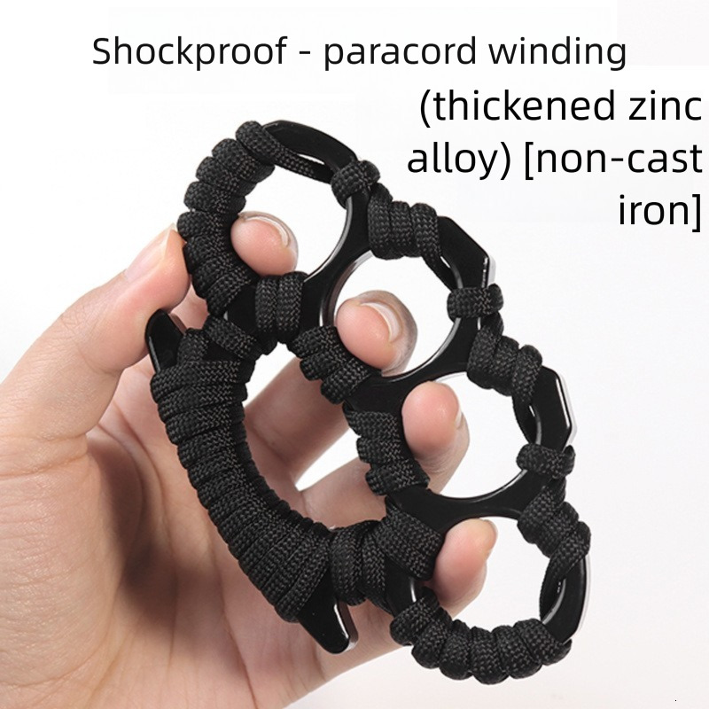 2026 New Metal Brass Knuckle Duster Four Finger Outdoor Fighting Fist Ring Hands Clasp Hand Self-defense Pocket EDC Tools
