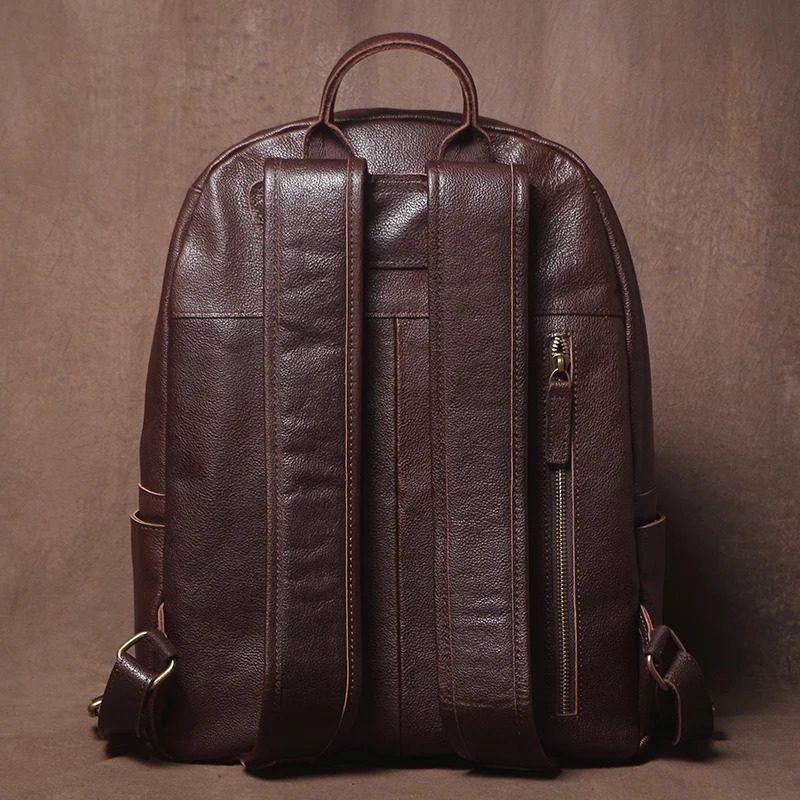 GURO Higher Quality Genuine Leather Backpack Mens Commute Business Travel Bag Women y Cowhide Schoolbag Office Laptop Bags y260615 - view 3