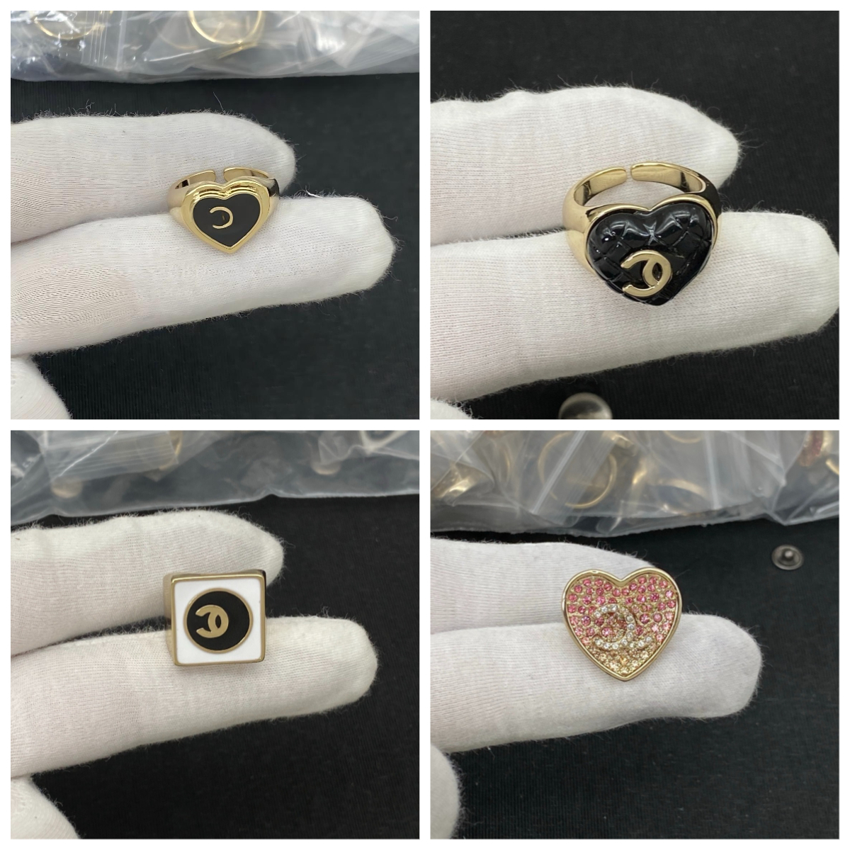 Luxury Designer Rings for Women Ring Gold Diamonds Fashion Open Rings Pearl Ring for Wedding Jewelry Gifts