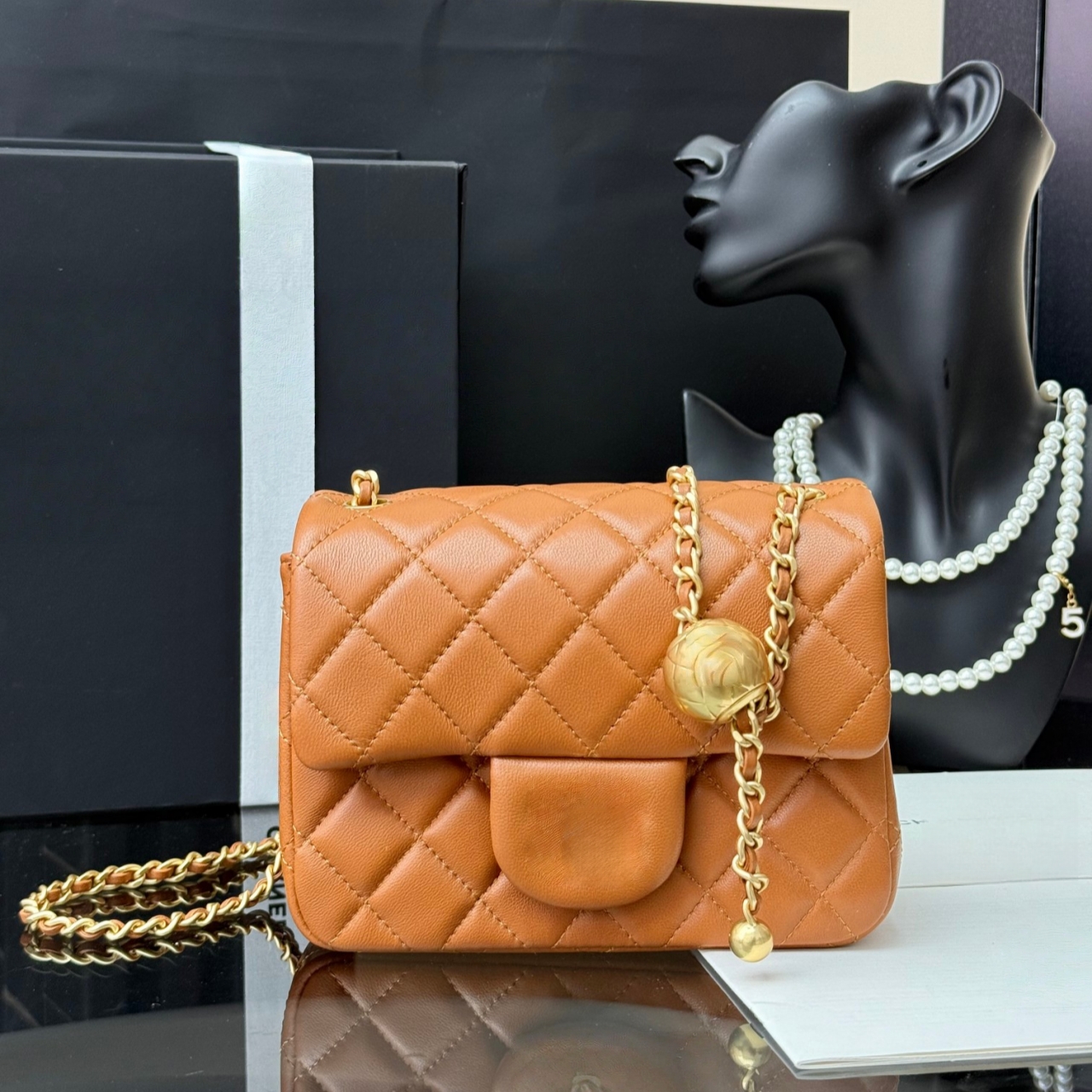 10A women bags designer18cm Gold buckle Golden Ball Shoulder Bags Fashion Bags designer bags for women classic flap bag Imported lambskin gift box