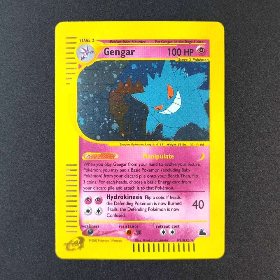 Self Made Proxy PTCG English E Series Mewtwo Charizard Blastoise Gengar Dragonite Mew Celebi Ho-oh Rayquaza Collection Card Toy 26L0615