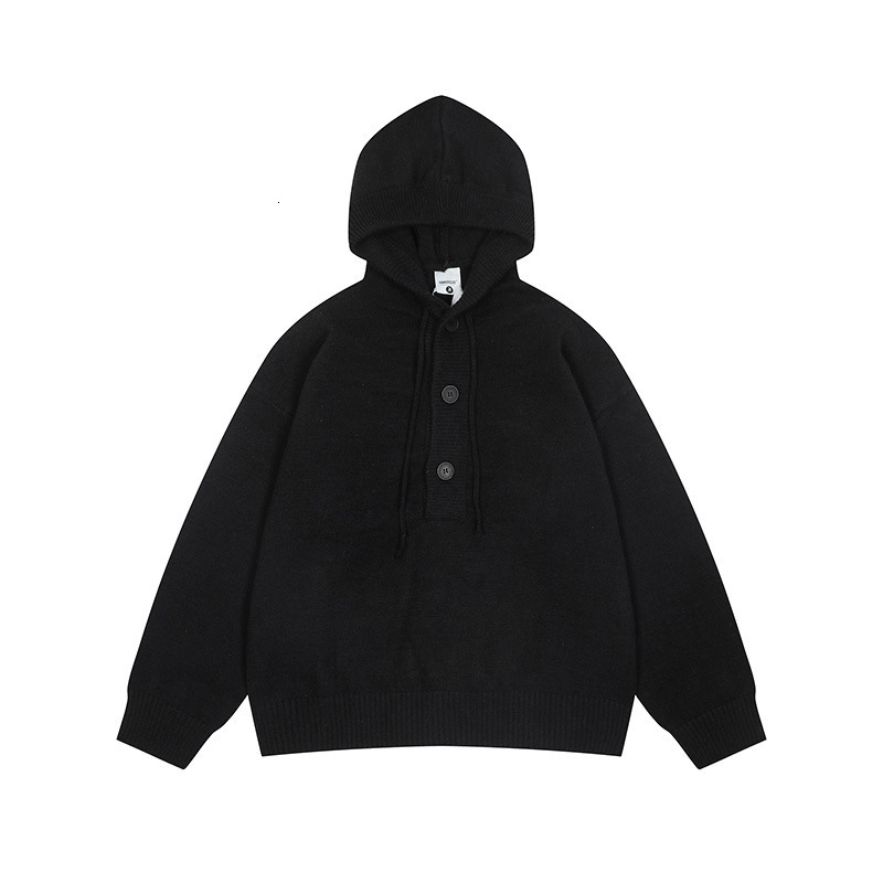 American retro hooded sweater for men and women couple models skull lazy wind print hooded long-sleeved zipper hooded sweater 240821