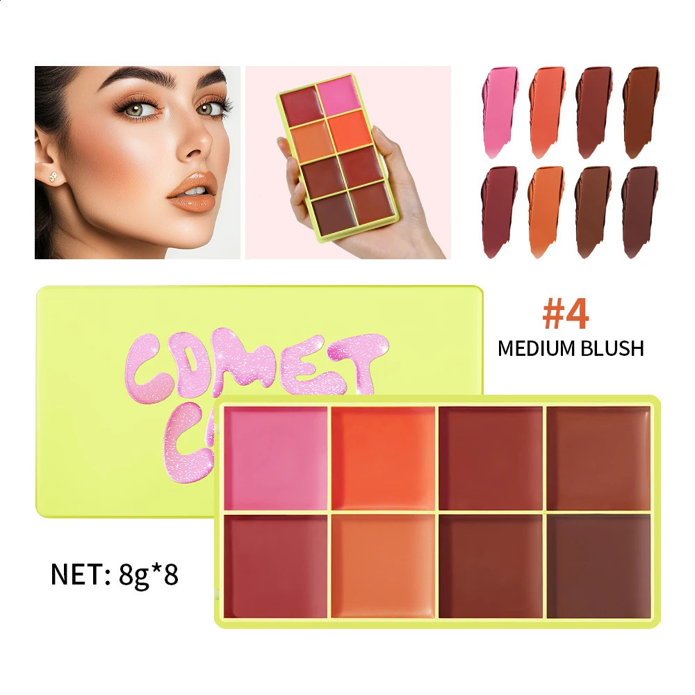 Curve Case Cream Eyebrow Cream Blush Highlighter Palette Matte Shimmer Finishes Shadow Tones Long-Lasting Cosmetics 260612wwBJ - view 7