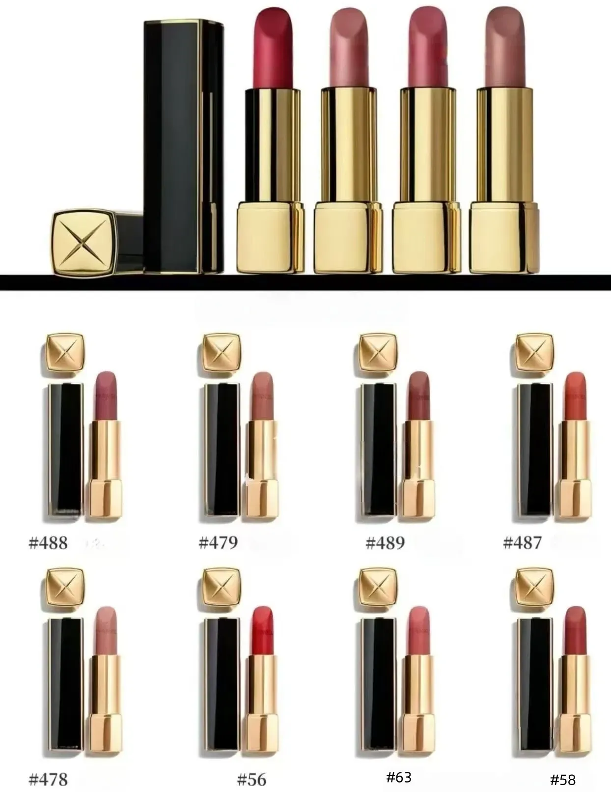 Rossetti Limitati Edizione 2026 3,5 G Rouge Allure Velvet Le Rouge Velours Lumineux Labbro Opaco Luminoso Colore Liscio Ultra Idratante Rossetto Di-image