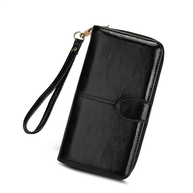 Pu Leather Women Wallets Women Purses Fashion Long Zipper Women's Wallet Money Coin Holder Female Long Purse Female Purse Zipper 211206