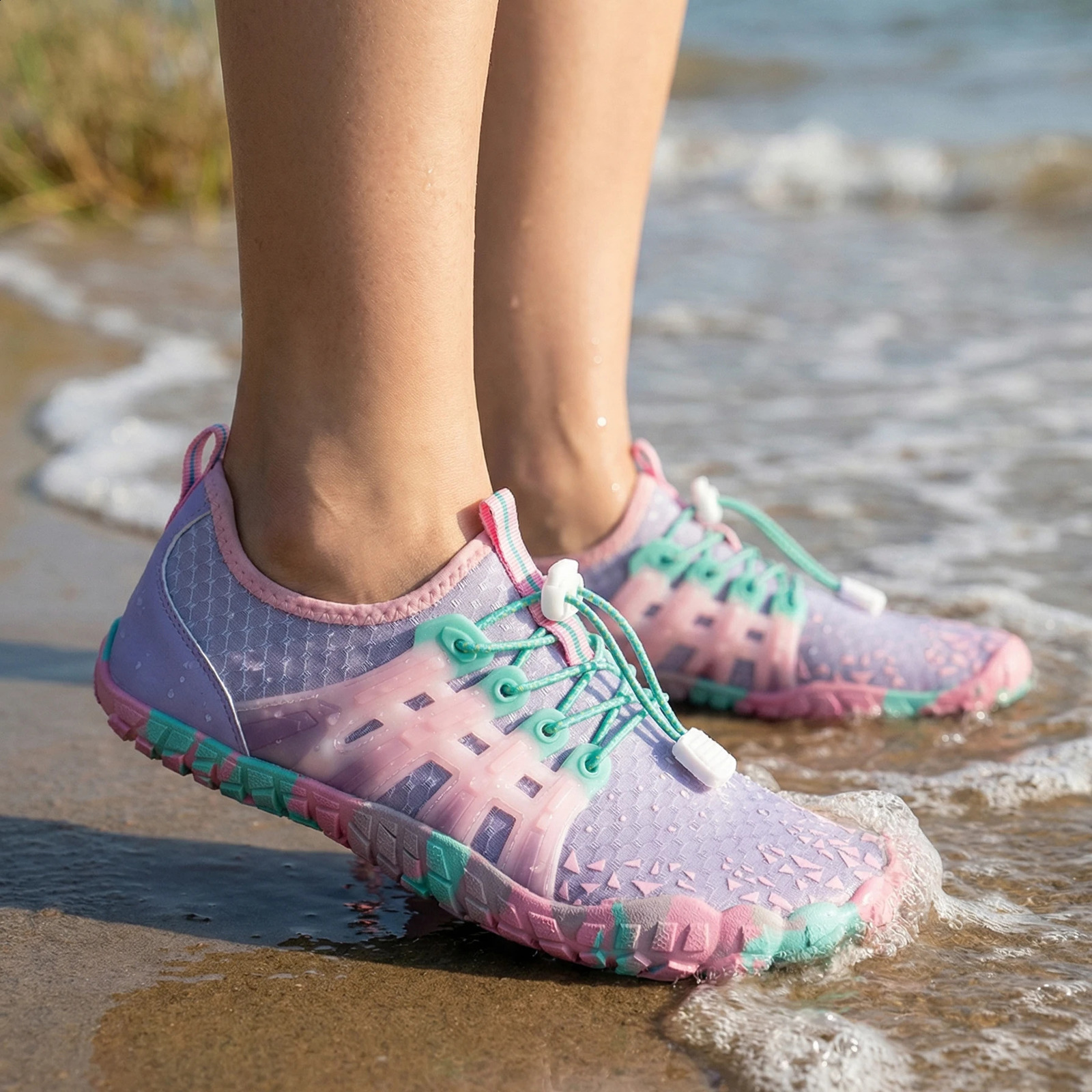 Women Aqua Shoes AntiSlip QuickDry Beach Barefoot Outdoor Lightweight Sneakers Hiking Surfing Boating Fishing 260626 - view 8