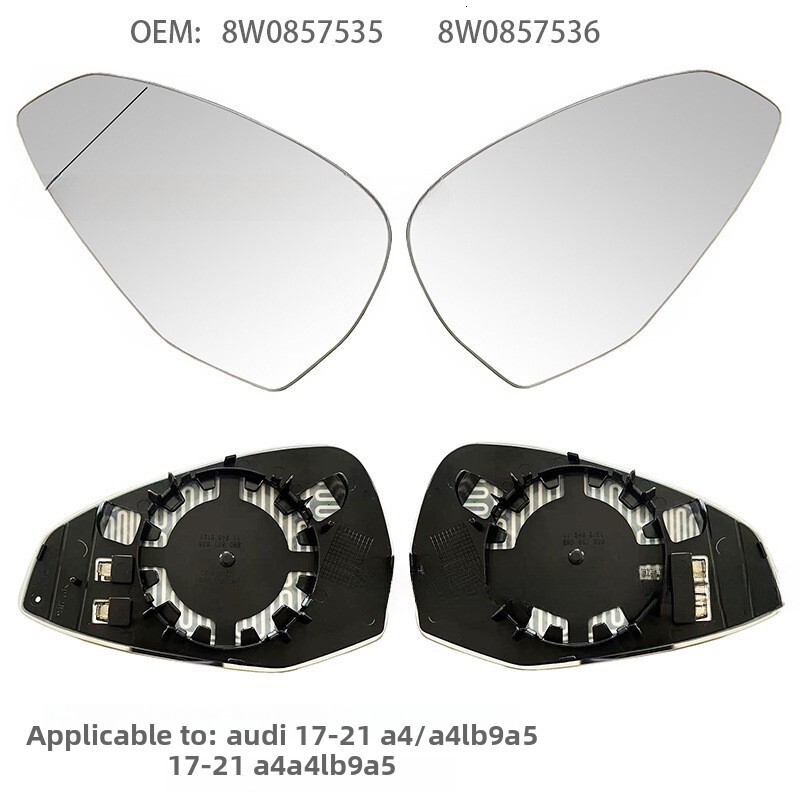 8W0857535 is suitable for A4B9 rearview lenses, 2017-2019 Audi A4 reversing mirror lenses
