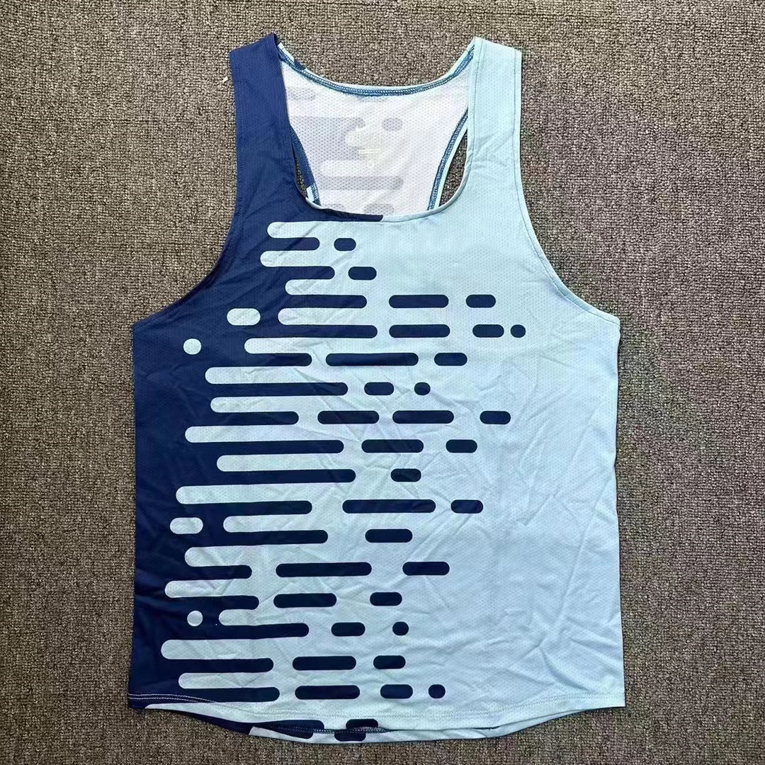 Men's Tank Tops Run Athletics Tank Top Runnning Speed Singlet Fitness Shirt Mens Clothing Guys Sleeveless Vest Athlete Track Field Singlet 230714