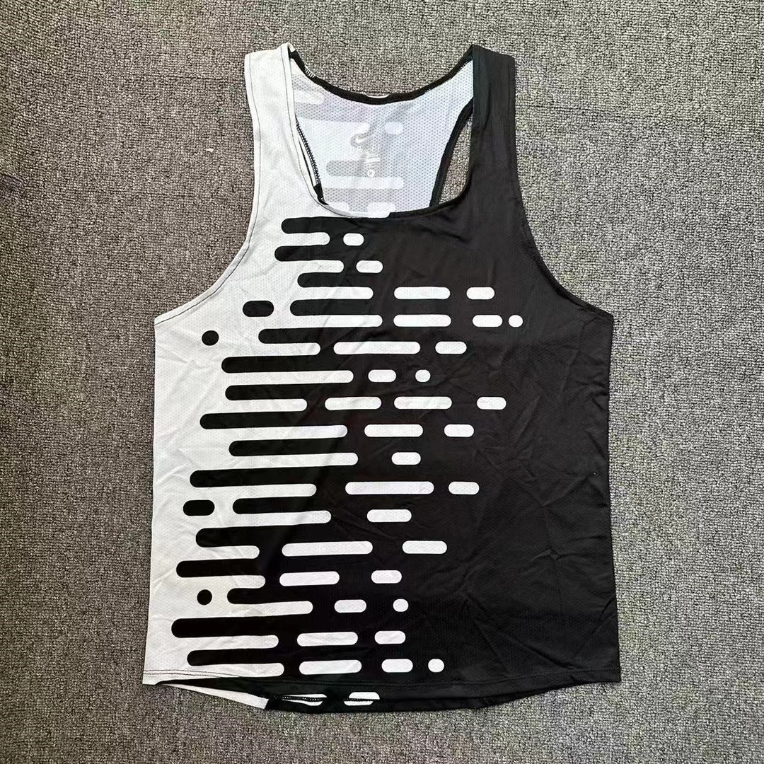 Men's Tank Tops Run Athletics Tank Top Runnning Speed Singlet Fitness Shirt Mens Clothing Guys Sleeveless Vest Athlete Track Field Singlet 230714