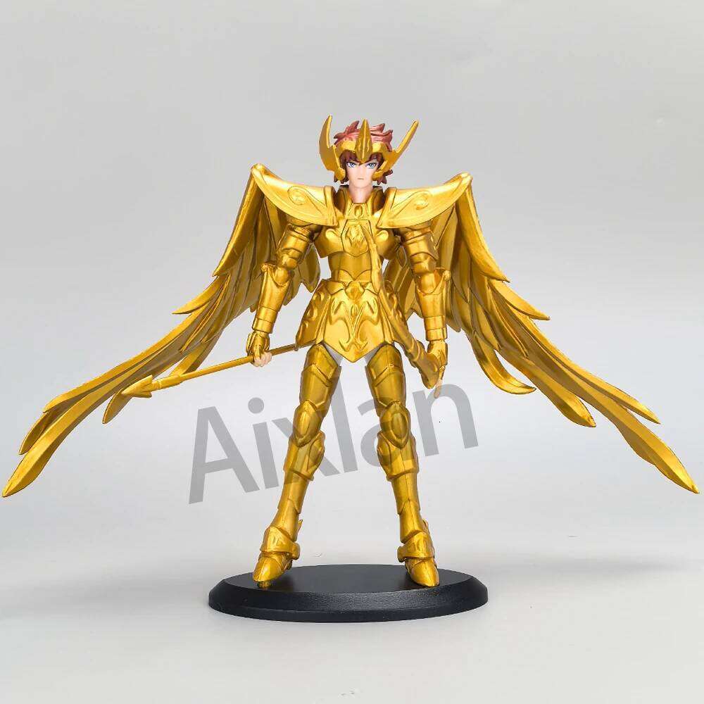 Gold Seiya Saint Sagittarius PVC Action Figure Libra Gemini 18CM Amine Toy Figurine Aixlan 26Y0616 - view 6