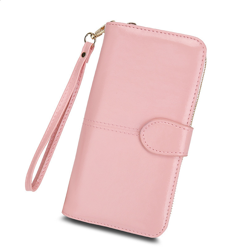 Pu Leather Women Wallets Women Purses Fashion Long Zipper Women's Wallet Money Coin Holder Female Long Purse Female Purse Zipper 211206