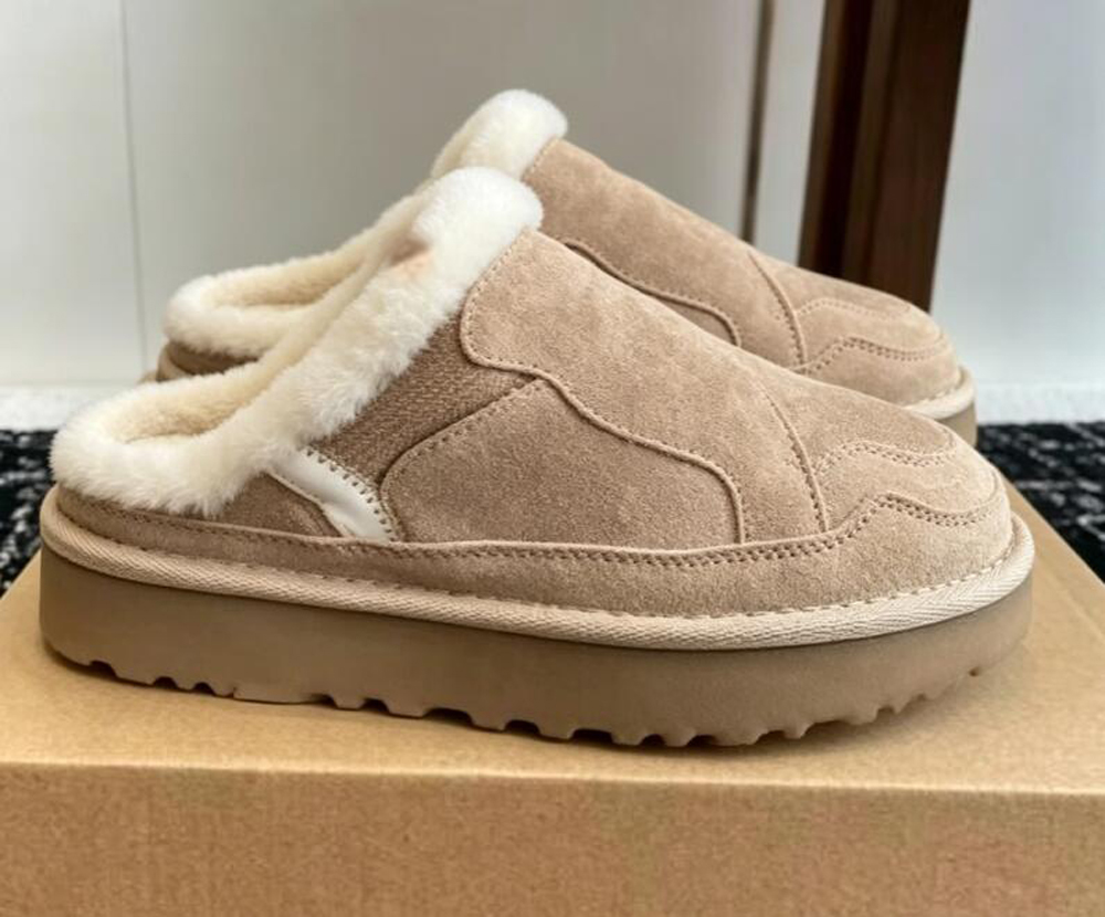 Designer Classic Ultra Boots Snow Boot Platform Short Women Men Fur Sheepskin Tasman Tazz Chestnut Sand Mustard Seed Beige Australian Winter Ankle