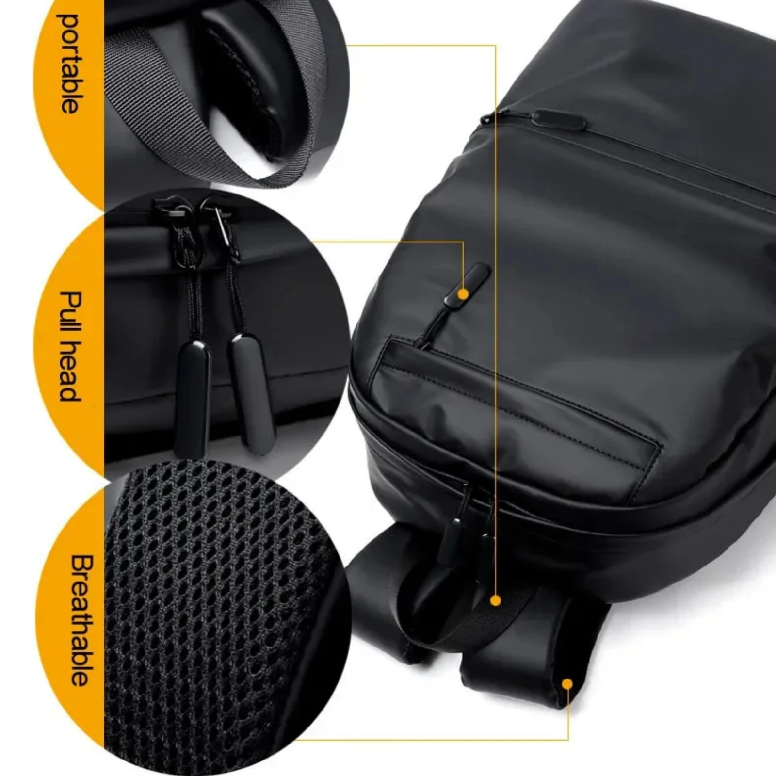Backpack Waterproof Large Capacity for Casual Travel Business Laptop Fashionable Lightweight Student Schoolbag y260611 - view 5