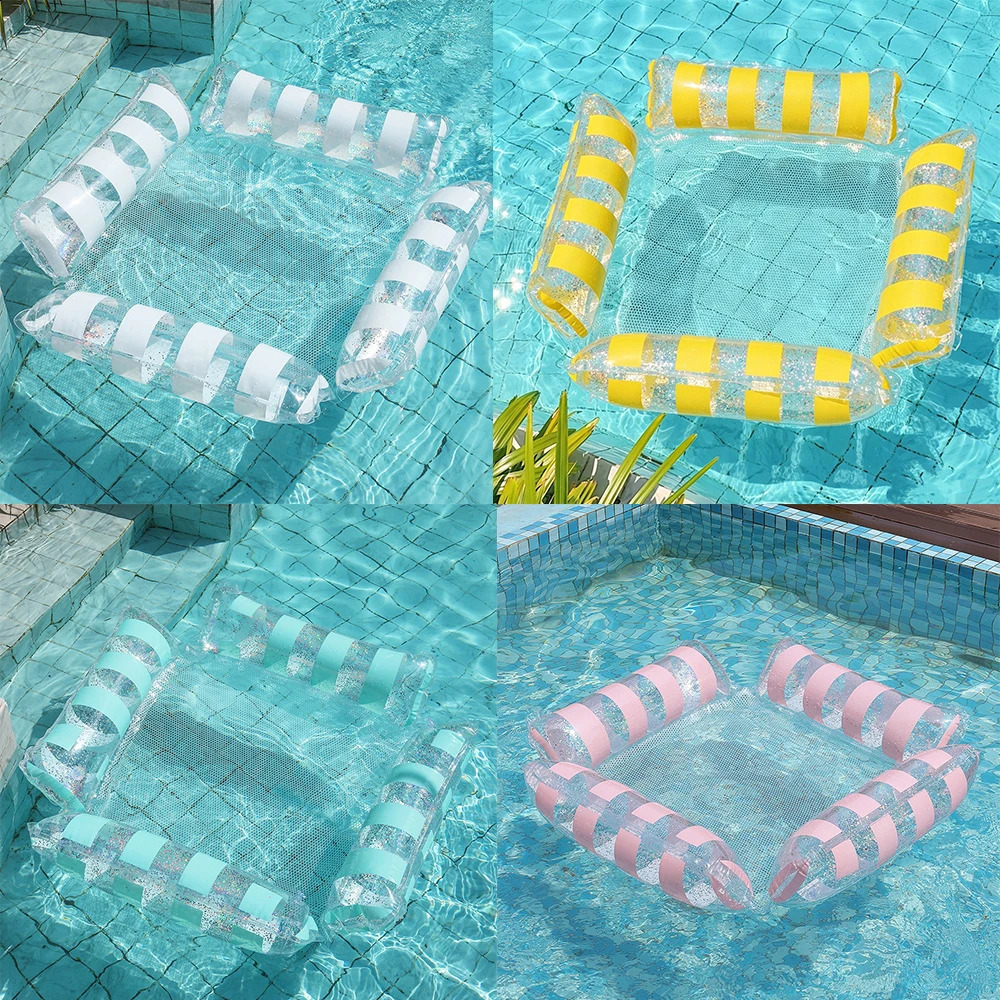 Materasso Gonfiabile Per Piscina Galleggiante Materasso Ad Aria Amaca Per Acqua Tubo Per Nuoto Per Adulti Sport Acquatici Estivi Materassino Ad Aria-image