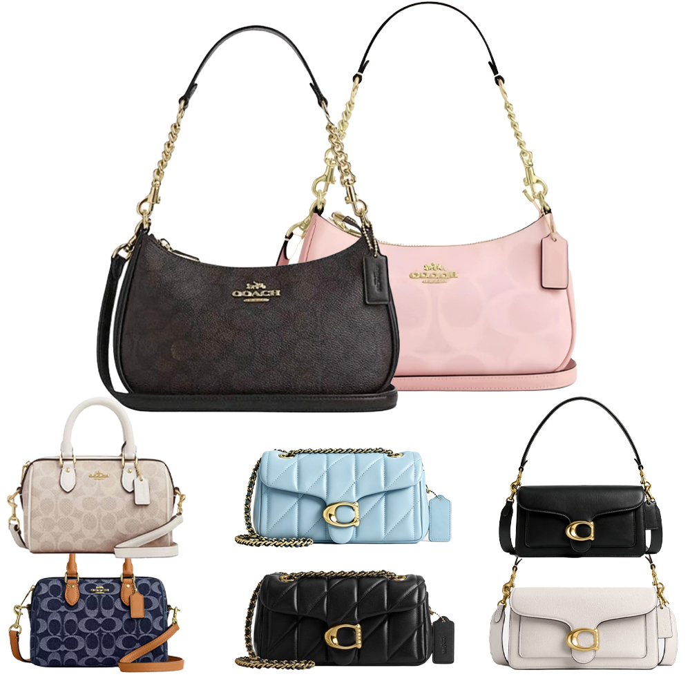 luxury high quality C0achbags Correct Emblem teri shoulder bag tabby designer bag handbag Capacity crossbody bag wallet designer bags Fashion women pink hobo bag