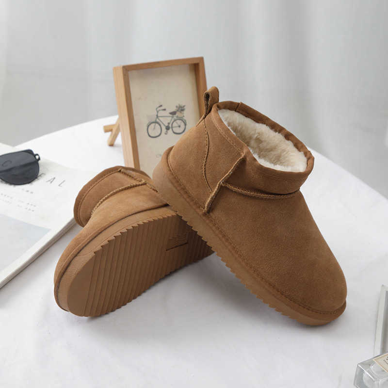 Hot winter fleece keep warm designer snow boots anti slip trend classic and fashionable cotton shoes for women - view 4