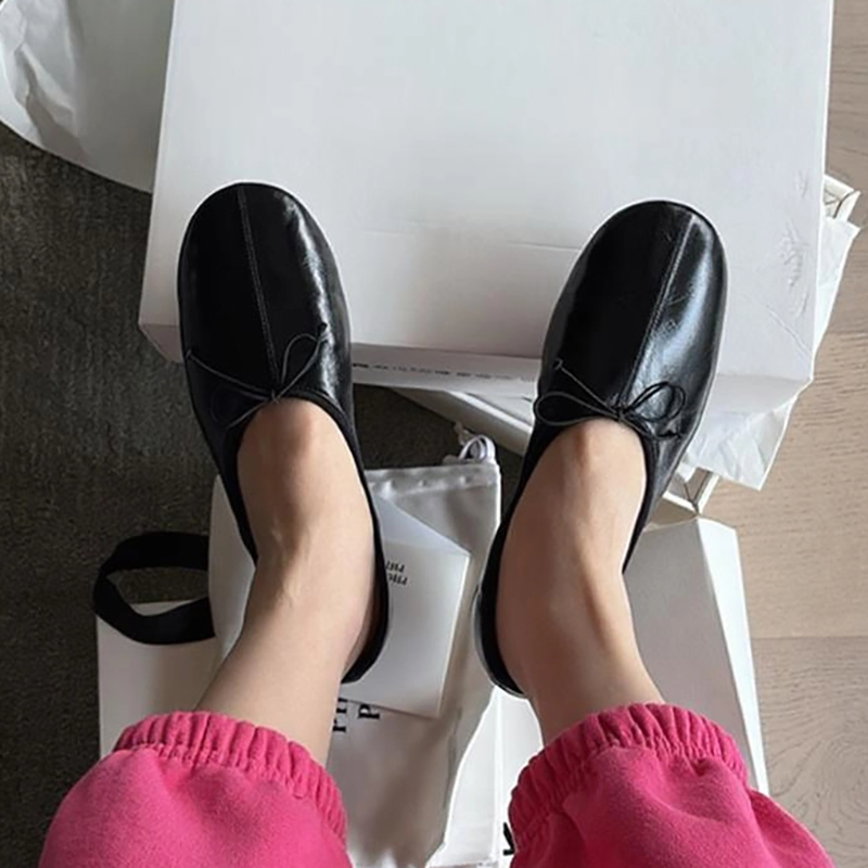 ALIAS MAE Women's Ballet Flats Soft Leather Phoebe Flat Shoes Comfortable Retro Walking Loafers Casual Summer Slip On - view 9