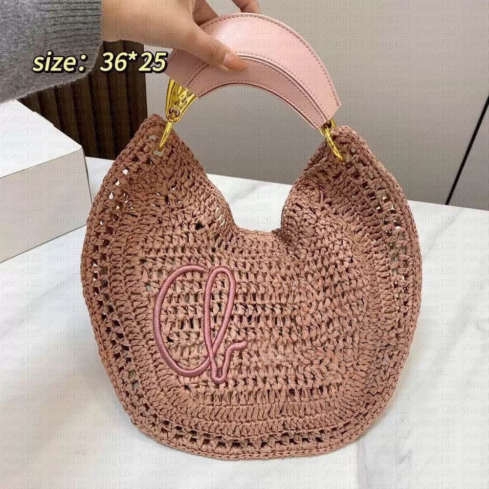 Designer Tote Luxury Beach Woody Women's Fashion Linen Canvas Paddington bag High-Quality Shoulder Large Capacity Shopping Crossbody Bags Handbags 559