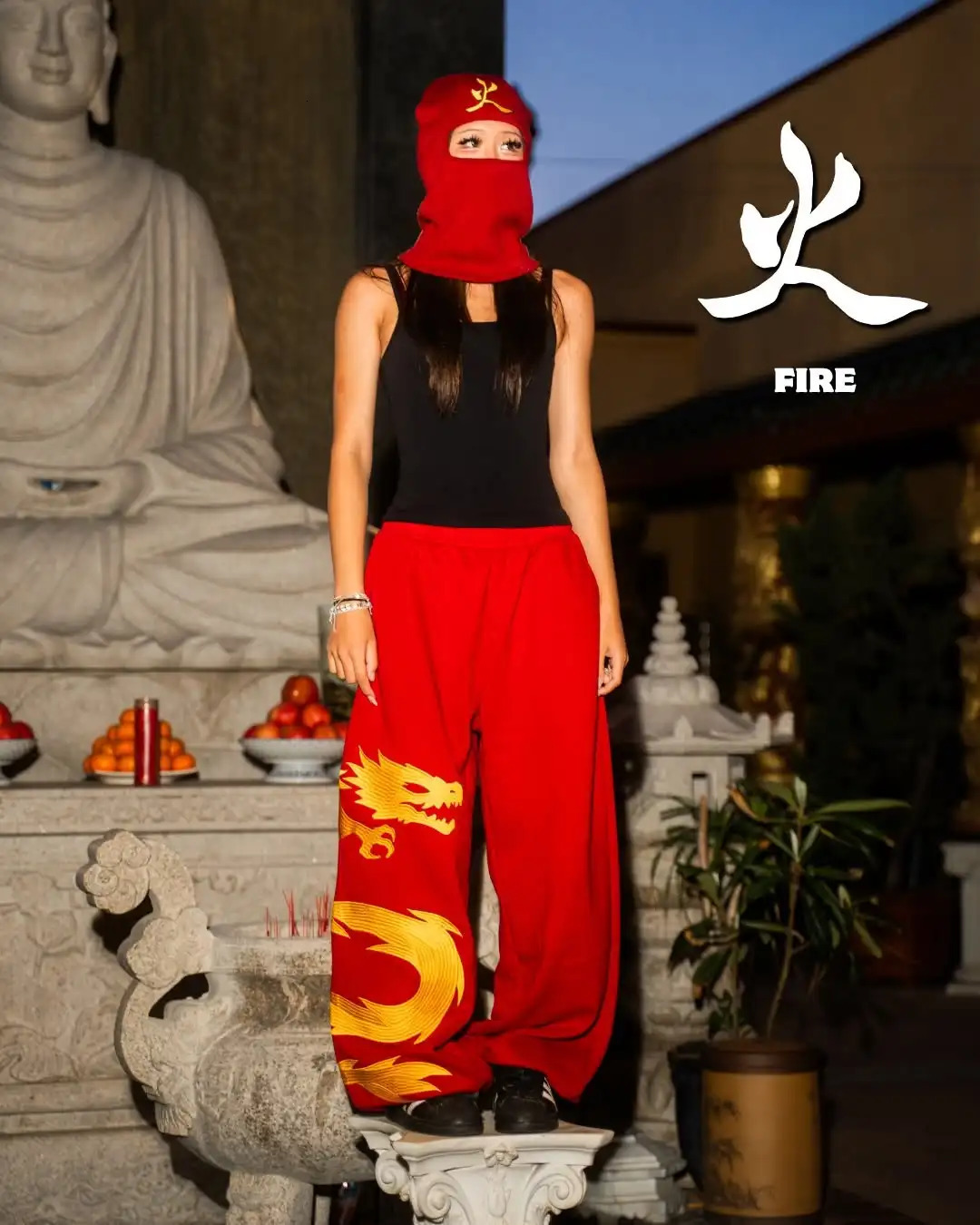 Y2K Ryu V2 Sweatpants Fashionable Multi Pigment Dragon Embroidered Loose Wide Leg Pants Vintage Harajuku Men Women Casual Pants 260613 - view 6