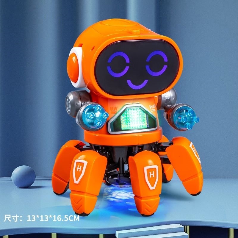 Funny Novelty Gags Music and Dance Toy Robot Childrens Sensory Toy Childrens Gift Electric Robot Doll Pet Baby Boy Girl 241105