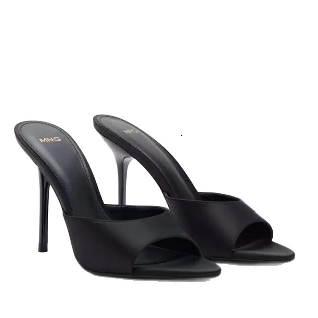 Designer shoe Spanish foreign trade 2026 summer new women's sandals pointed toe open-toe mules high-heeled stiletto shoes for women