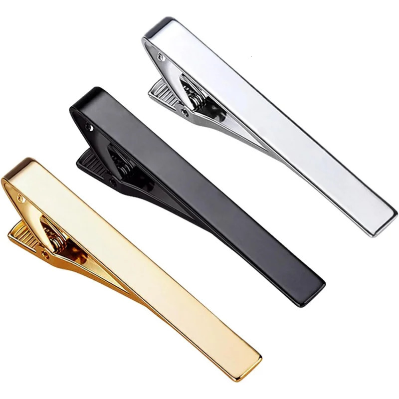 Men's Tie ClipClassic tie clipSilver Gold Black availableSuitable for wedding anniversaries Business occasion y260611