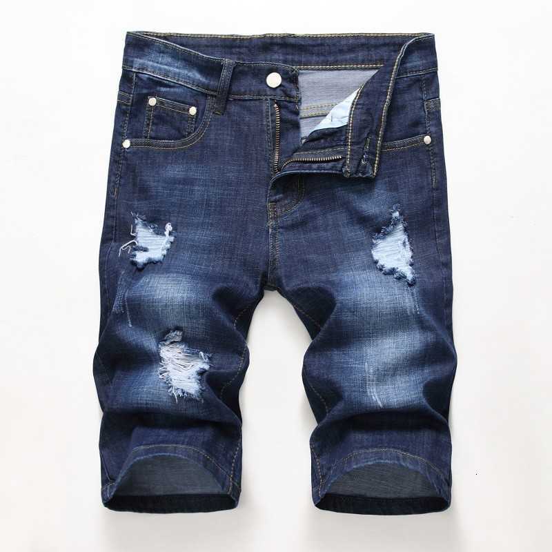 New Summer Mens Italian Street Denim Jeans Mens Light Blue Straight Denim Shorts Fashion Casual Jeans X260526