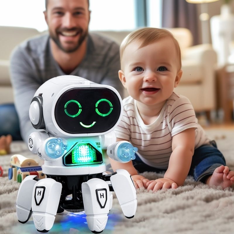 Funny Novelty Gags Music and Dance Toy Robot Childrens Sensory Toy Childrens Gift Electric Robot Doll Pet Baby Boy Girl 241105