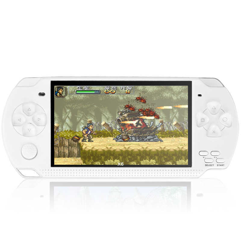 Upgraded X6 Foreign Trade Portable PSP Game Console - 4.3-inch color screen - 128-bit arcade - GBA children's toy - FC handheld consoleT260316