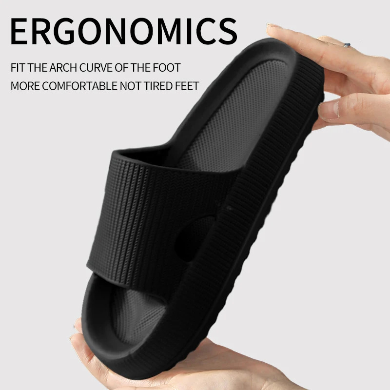 Slippers men wear thick-soled non-slip summer quarters bathroom shower Eva sandals 260625 - view 6